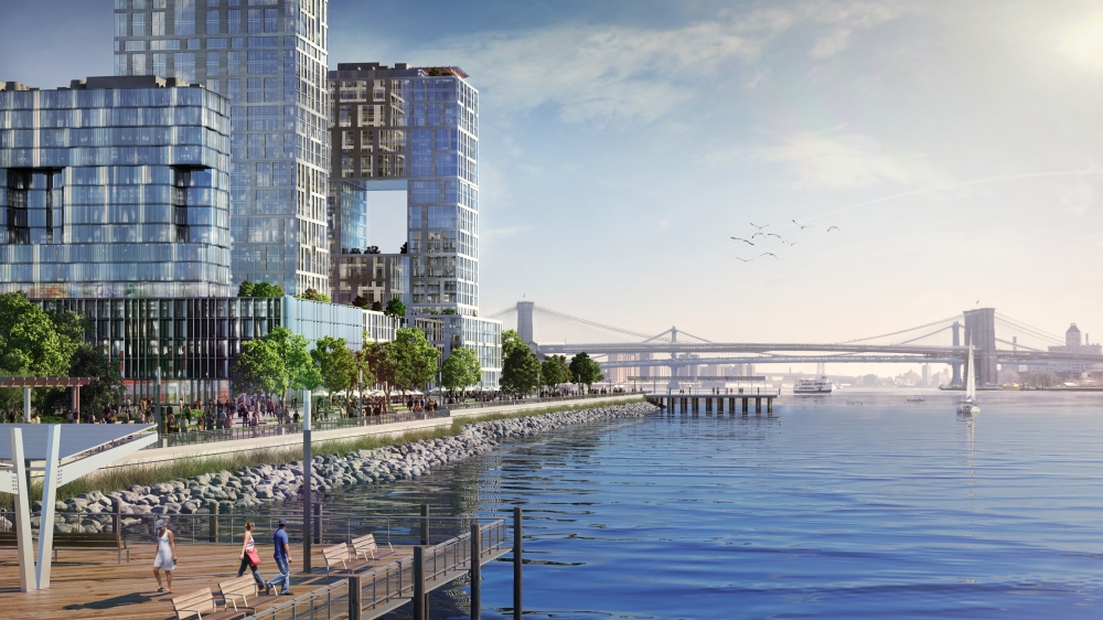 Render del futuro proyecto de Seaport City